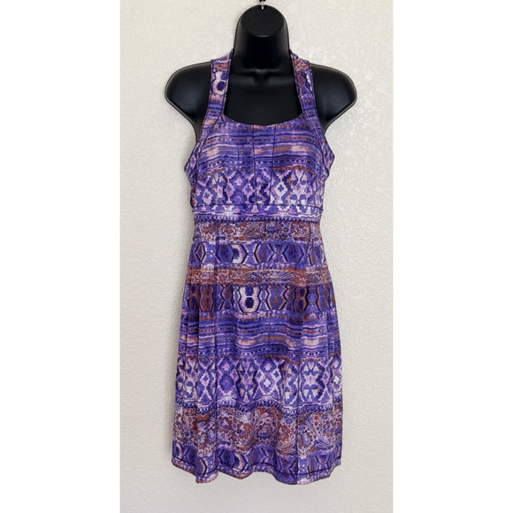 Title Nine Nimblene Dress Outdoor Golf Athletic Tropical Print Shelf Bra, 4 - Picture 1 of 11